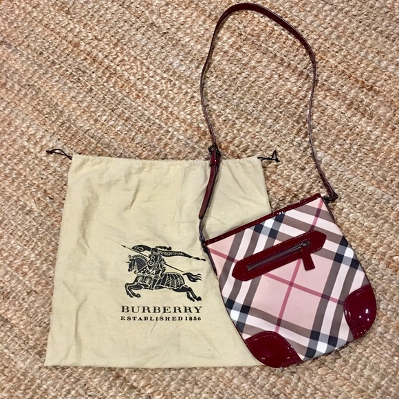 burberry burgundy bag